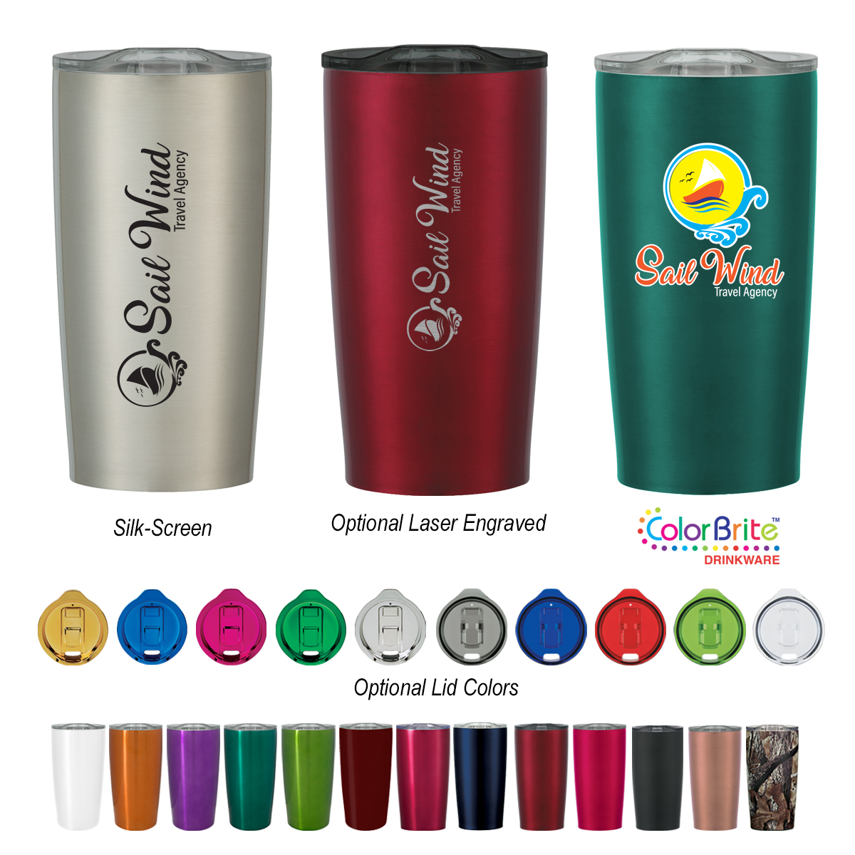 20 OZ.Double Wall Deluxe Tumbler